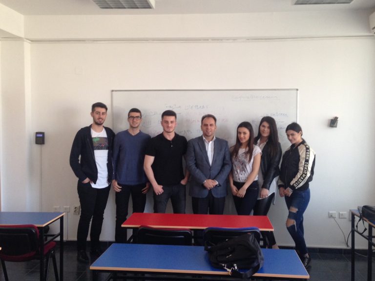 Guest lecture by Prof. Shaban Sulejmani