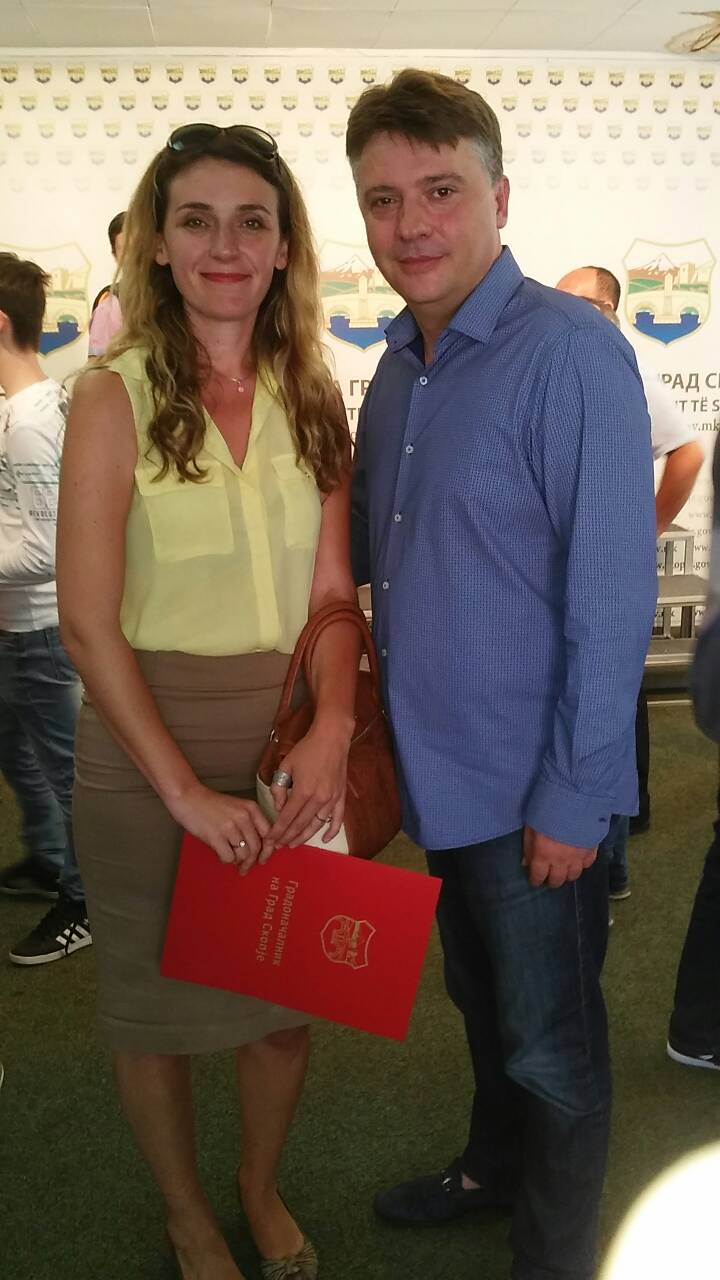 ELTAM receives certificate of appreciation from Skopje Mayor