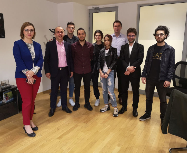 Students from UACS visiting the Ministry of Finance