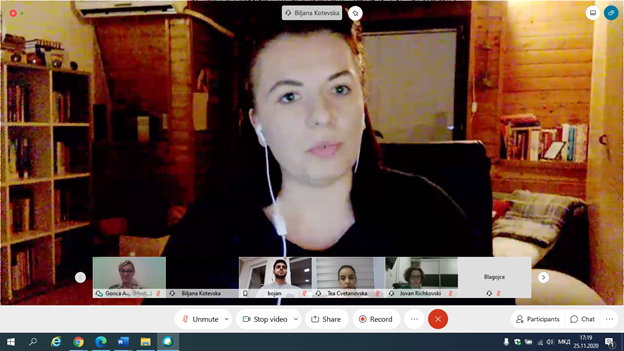 Dr. Biljana Kotevska, expert on non-discrimination and equality – a guest lecturer at UACS
