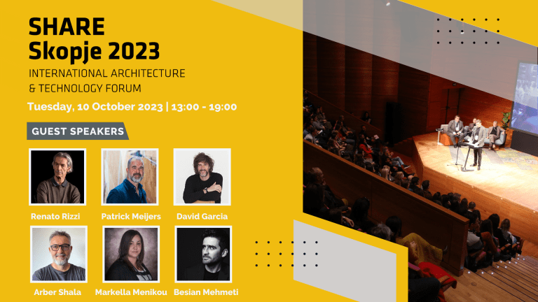 Macedonian’s top international architecture event is on 10th October!