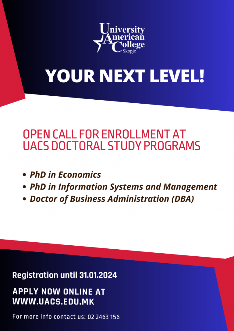 UACS Doctorate School – Registrations Open!